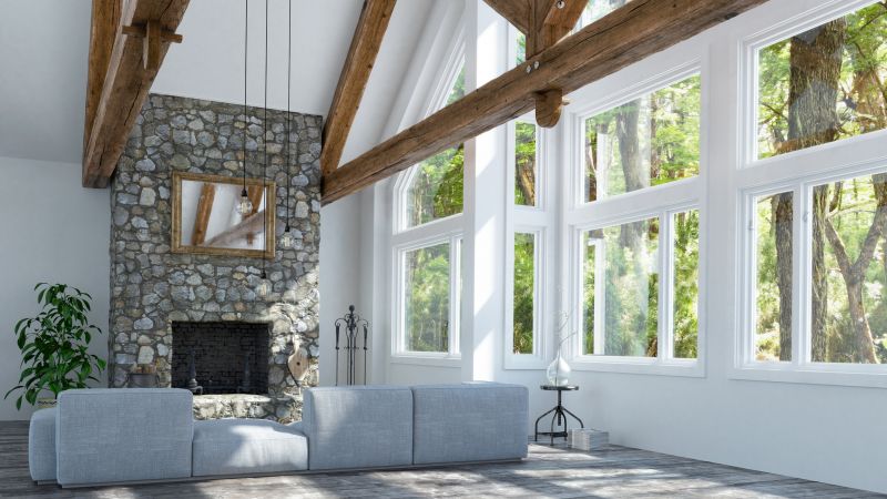 Modern Window in a Living Room